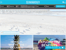 Tablet Screenshot of islandrealty.com